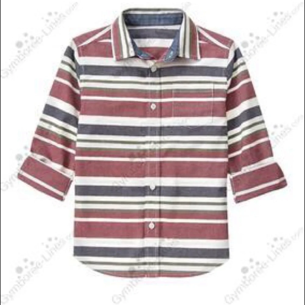 Gymboree button down varsity shirt